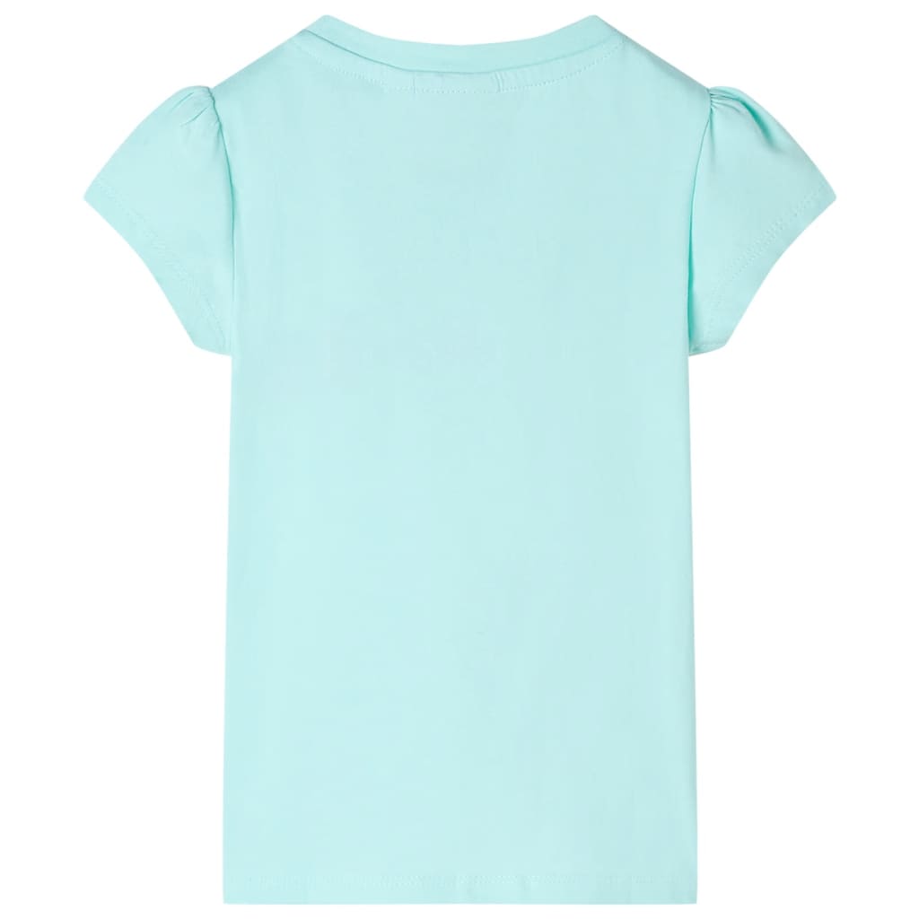 VidaXL Chemise enfant 104 bleu mer clair