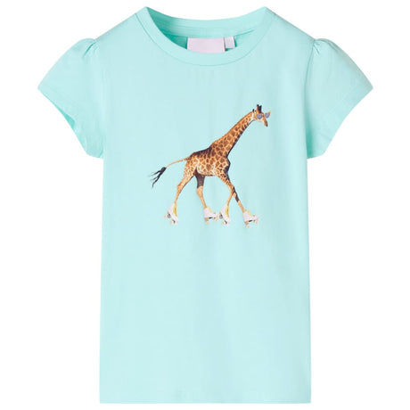 VidaXL Chemise enfant 116 bleu mer clair