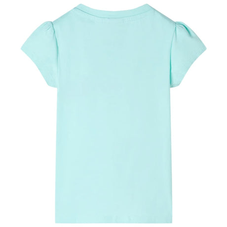 VidaXL Chemise enfant 116 bleu mer clair