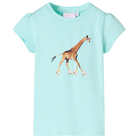 VidaXL Chemise enfant 128 bleu mer clair