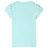 VidaXL Chemise enfant 128 bleu mer clair