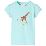 VidaXL chemise enfant 140 bleu mer clair