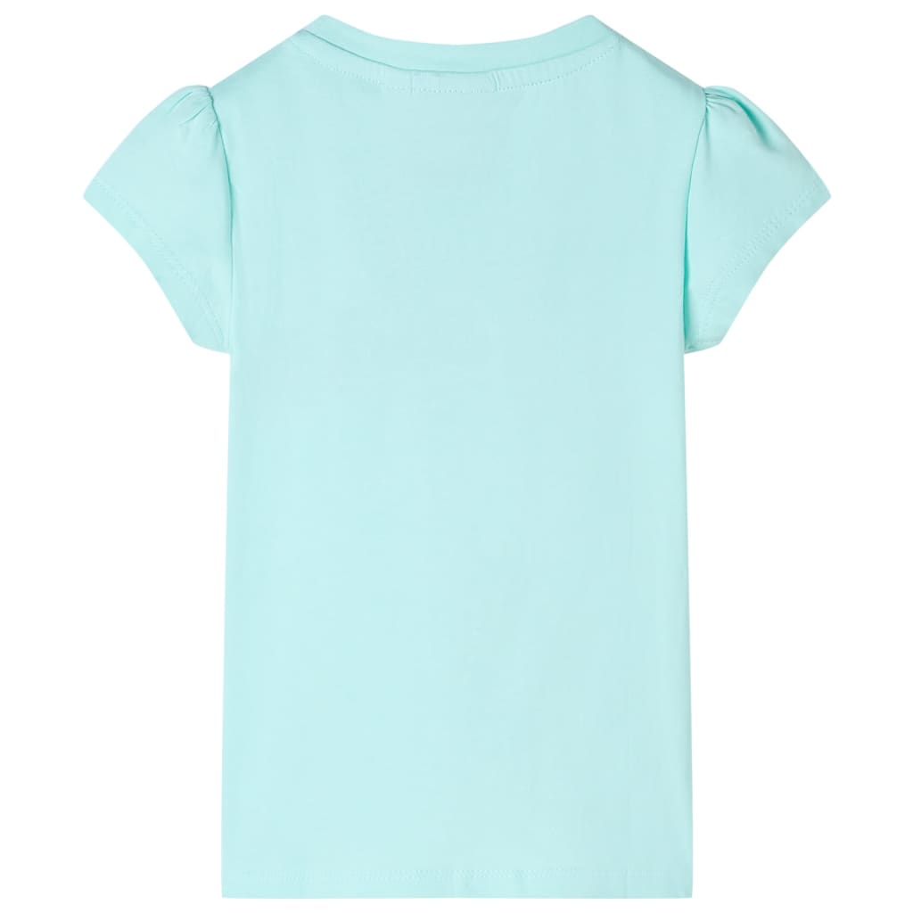 VidaXL chemise enfant 140 bleu mer clair