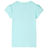 VidaXL chemise enfant 140 bleu mer clair