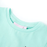 VidaXL chemise enfant 140 bleu mer clair