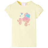 VidaXL Chemise enfant 92 jaune doux