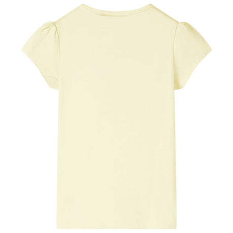 VidaXL Chemise enfant 116 jaune doux