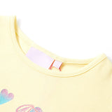 VidaXL Chemise enfant 116 jaune doux