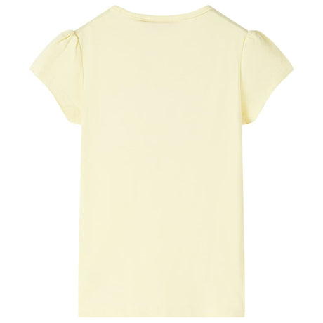 VidaXL Chemise enfant 128 jaune doux
