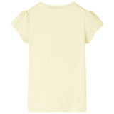 VidaXL Chemise enfant 140 jaune doux