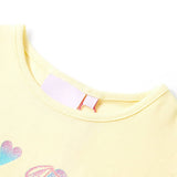 VidaXL Chemise enfant 140 jaune doux
