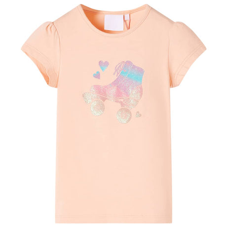 VidaXL Chemise enfant 128 orange clair