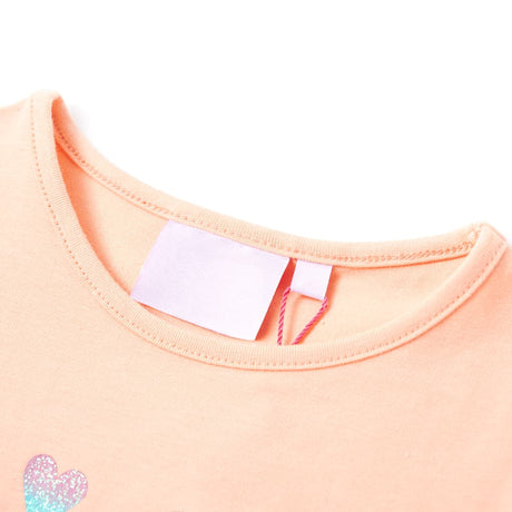 VidaXL Chemise enfant 128 orange clair