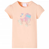 VidaXL Chemise enfant 140 orange clair