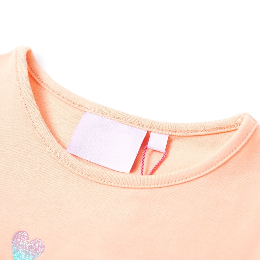 VidaXL Chemise enfant 140 orange clair
