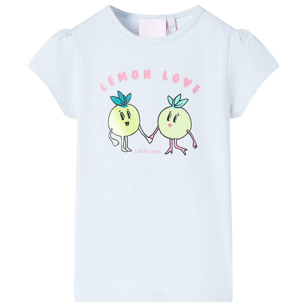 VidaXL Chemise enfant 140 bleu clair
