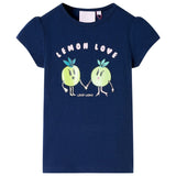 VidaXL Chemise enfant 92 bleu marine