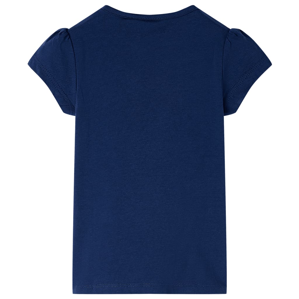 VidaXL Chemise enfant 116 bleu marine