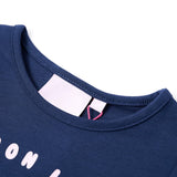 VidaXL Chemise enfant 116 bleu marine