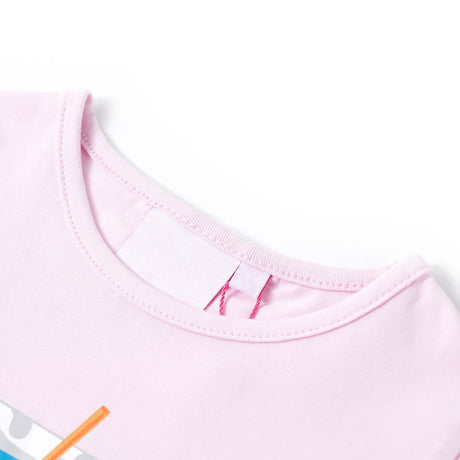 VidaXL Chemise enfant 116 rose tendre