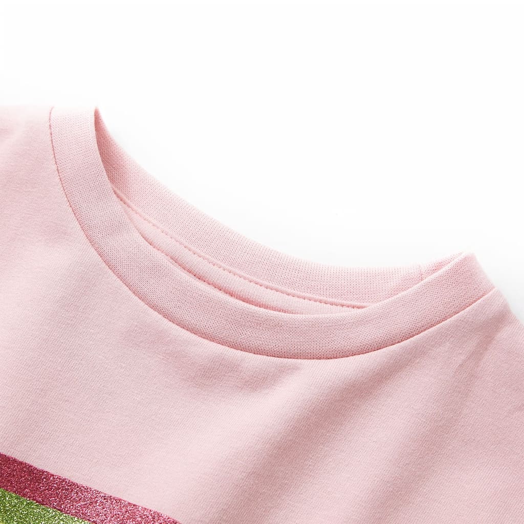 VidaXL Robe enfant avec cordon de serrage 92 rose clair