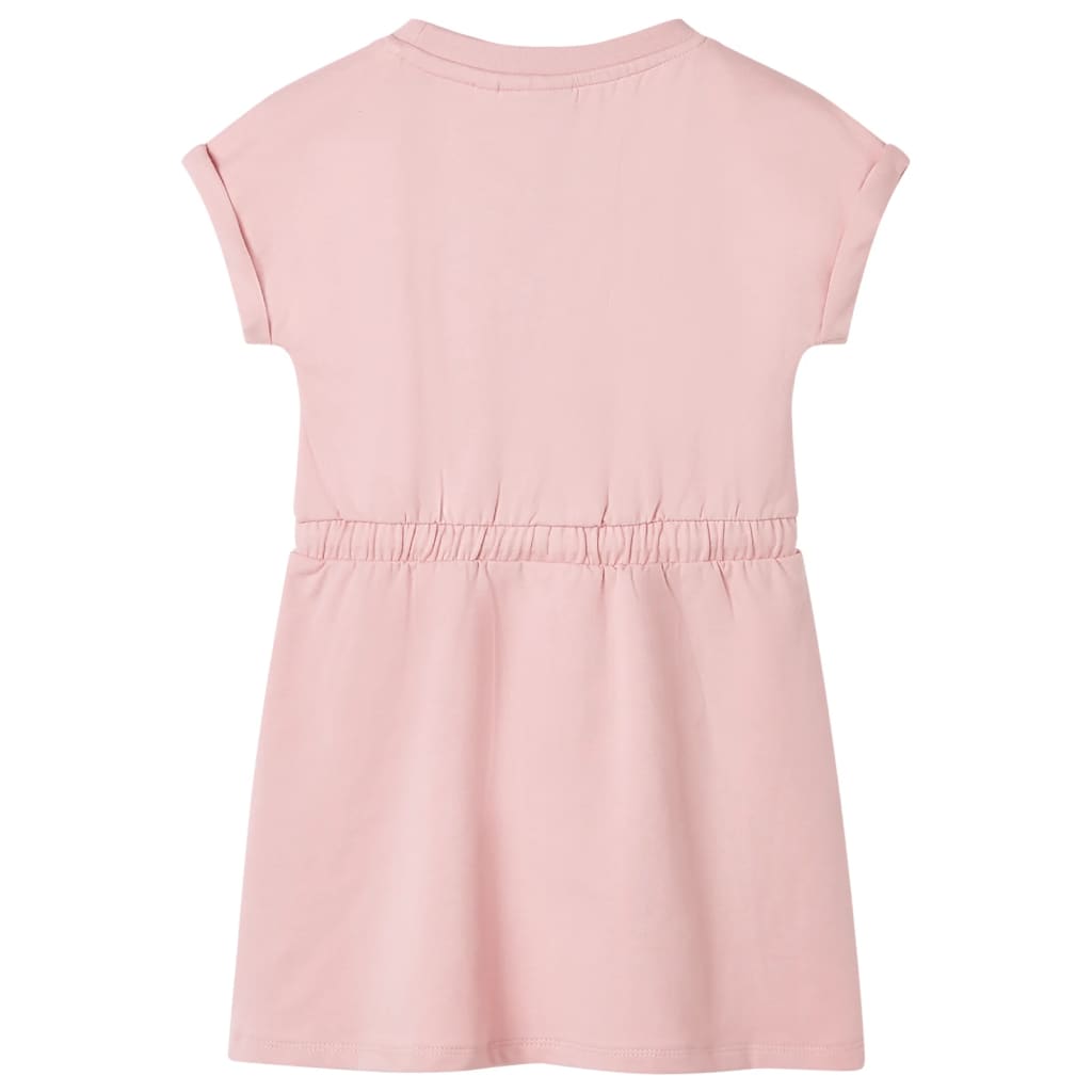 VidaXL Robe enfant avec cordon de serrage 116 rose clair