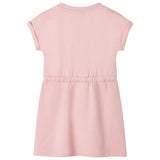 VidaXL Robe enfant avec cordon de serrage 116 rose clair