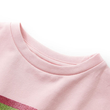 VidaXL Robe enfant avec cordon de serrage 116 rose clair