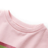 VidaXL Robe enfant avec cordon de serrage 128 rose clair