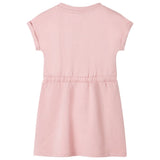 VidaXL Robe enfant avec cordon de serrage 140 rose clair