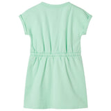 VidaXL Robe enfant avec cordon de serrage 92 vert vif