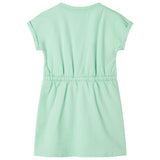 VidaXL Robe enfant avec cordon de serrage 104 vert vif