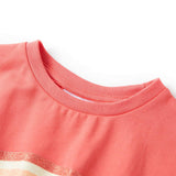 VidaXL robe enfant avec cordon 140 corail