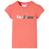 VidaXL Chemise enfant à manches courtes 92 corail