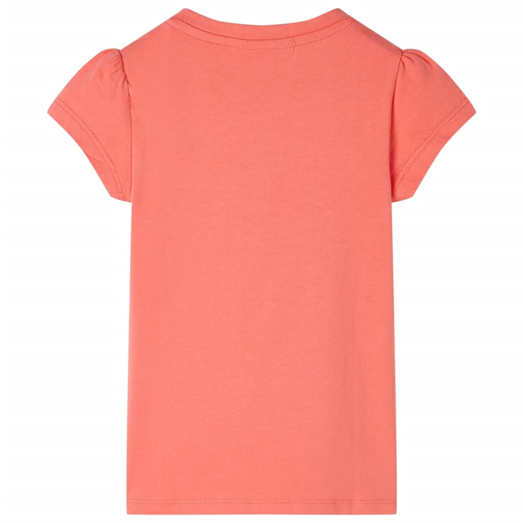 VidaXL Chemise enfant à manches courtes 104 corail