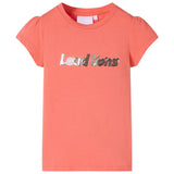 VidaXL Chemise enfant à manches courtes 116 corail
