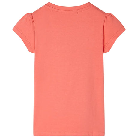 VidaXL Chemise enfant à manches courtes 116 corail