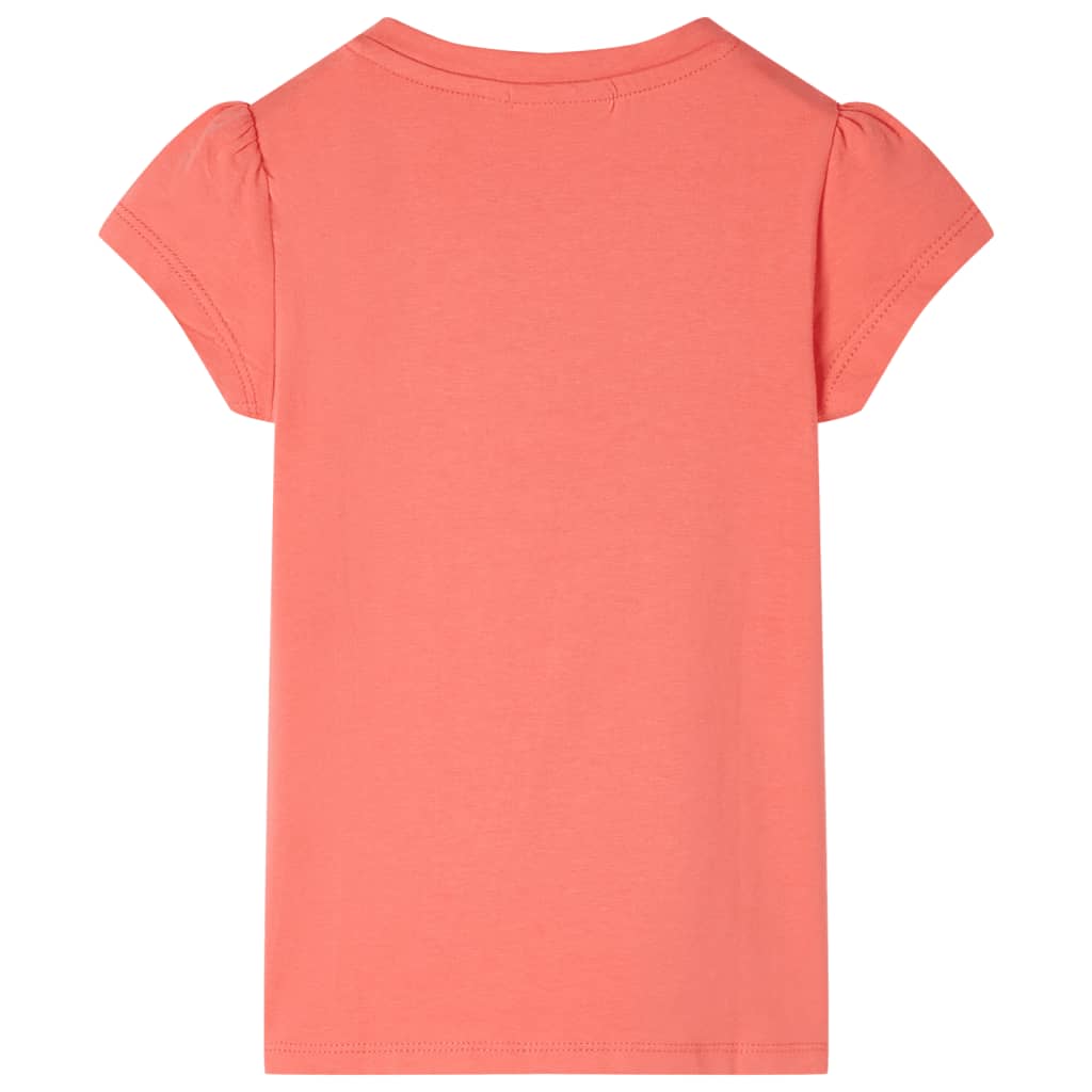 VidaXL Chemise enfant à manches courtes 140 corail