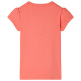 VidaXL Chemise enfant à manches courtes 140 corail