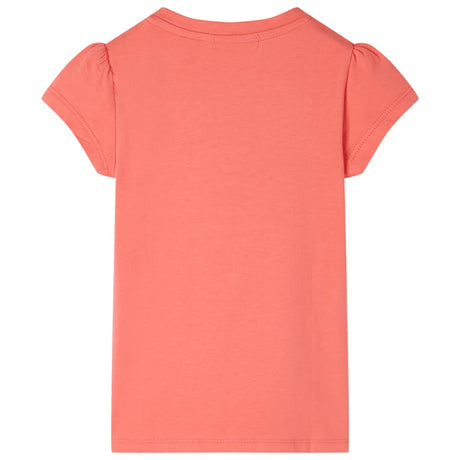 VidaXL Chemise enfant à manches courtes 140 corail