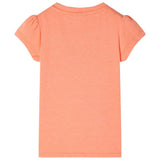 VidaXL Chemise enfant à manches courtes 140 orange fluo