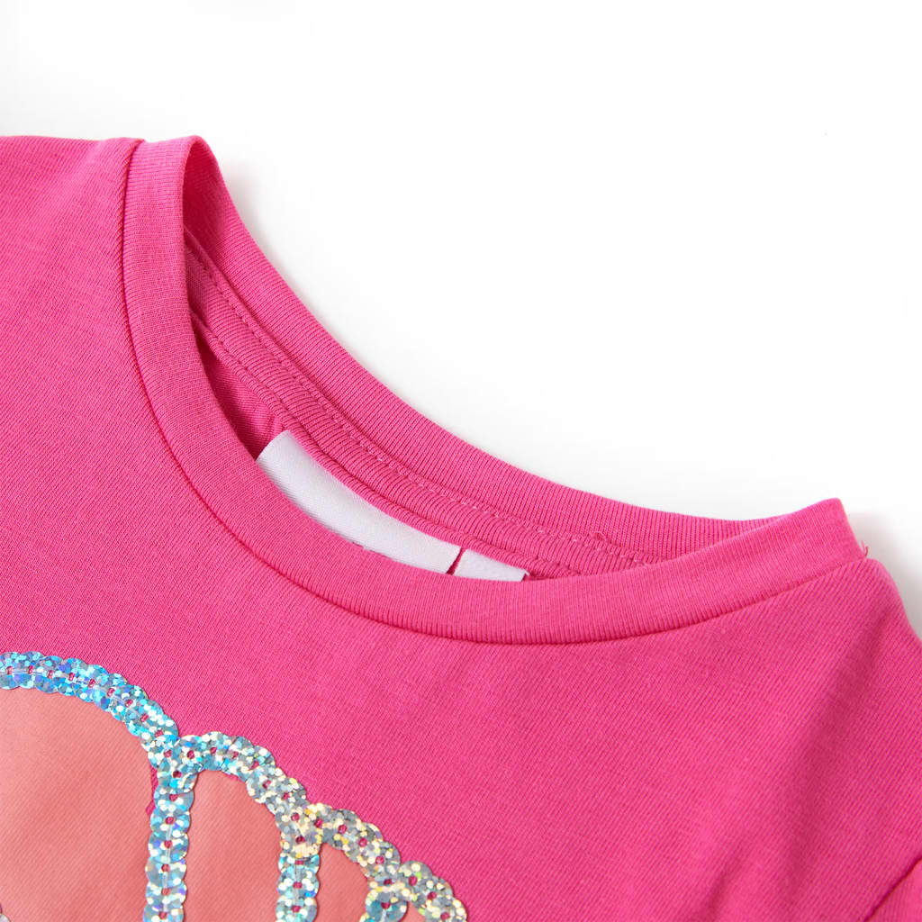 VidaXL chemise enfant 140 rose foncé