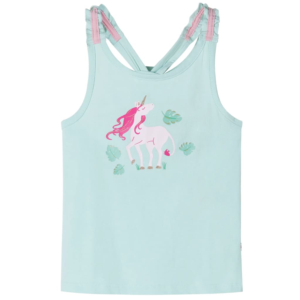 VidaXL haut enfant 140 menthe clair