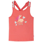 VidaXL Haut enfant 92 couleur corail