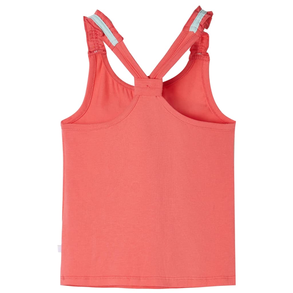 VidaXL Haut enfant 128 couleur corail