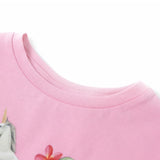VidaXL Chemise enfant à manches courtes 116 rose vif