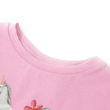 VidaXL Chemise enfant à manches courtes 128 rose vif