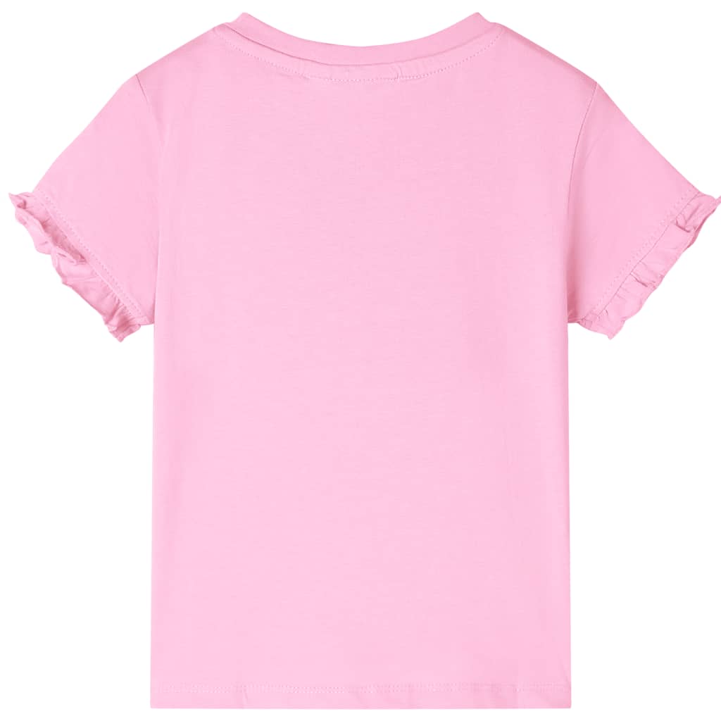 VidaXL Chemise enfant à manches courtes 140 rose vif