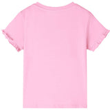 VidaXL Chemise enfant à manches courtes 140 rose vif