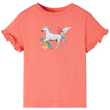 VidaXL Chemise enfant à manches courtes 92 corail